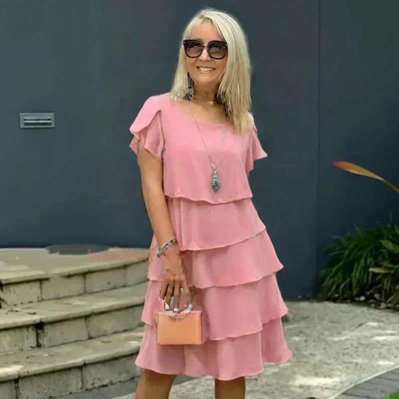 🔥Sukienka casualowa dla kobiet z falbankami
