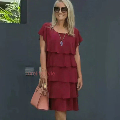 🔥Sukienka casualowa dla kobiet z falbankami
