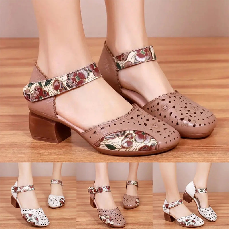 Wygodne damskie sandały w stylu vintage