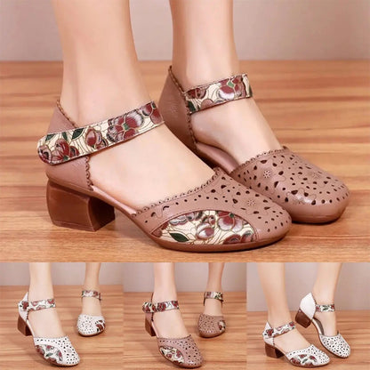 Wygodne damskie sandały w stylu vintage