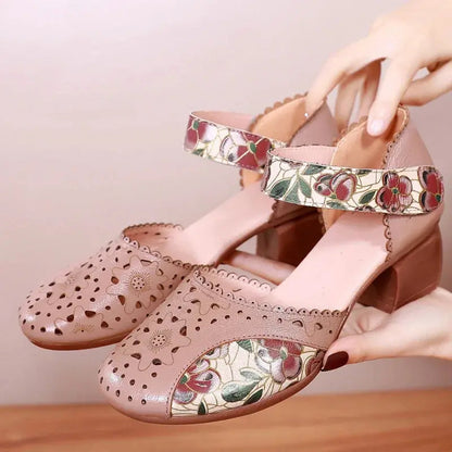 Wygodne damskie sandały w stylu vintage