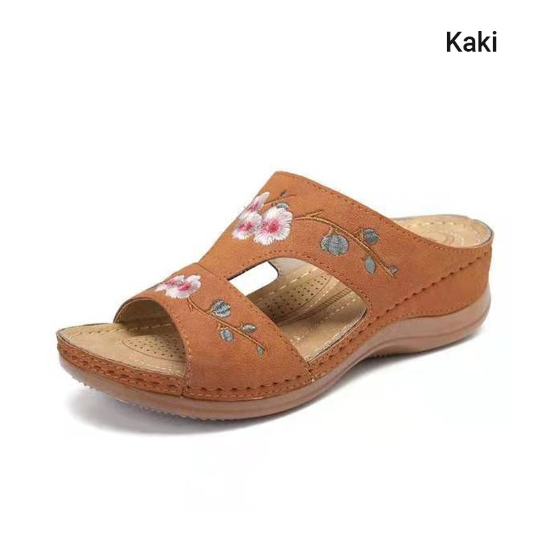 🏖️Wygodne damskie kapcie na platformie z odkrytymi palcami