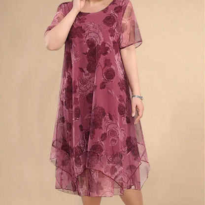 🌺Eleganckie, luźne sukienki z szyfonu w dużych rozmiarach