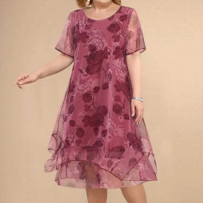 🌺Eleganckie, luźne sukienki z szyfonu w dużych rozmiarach