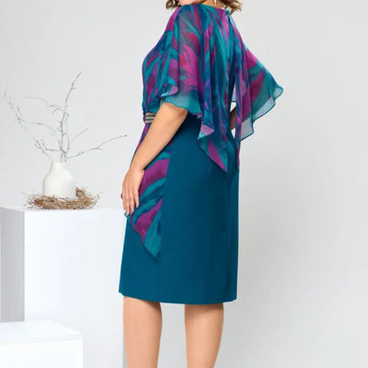 💝Elegancka damska sukienka z szyfonu