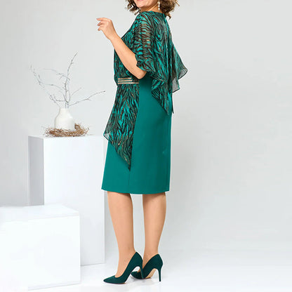 💝Elegancka damska sukienka z szyfonu