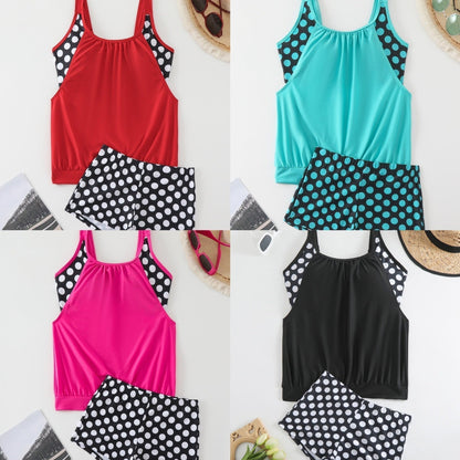 👙Dwuczęściowy damski kostium kąpielowy w groszki✨