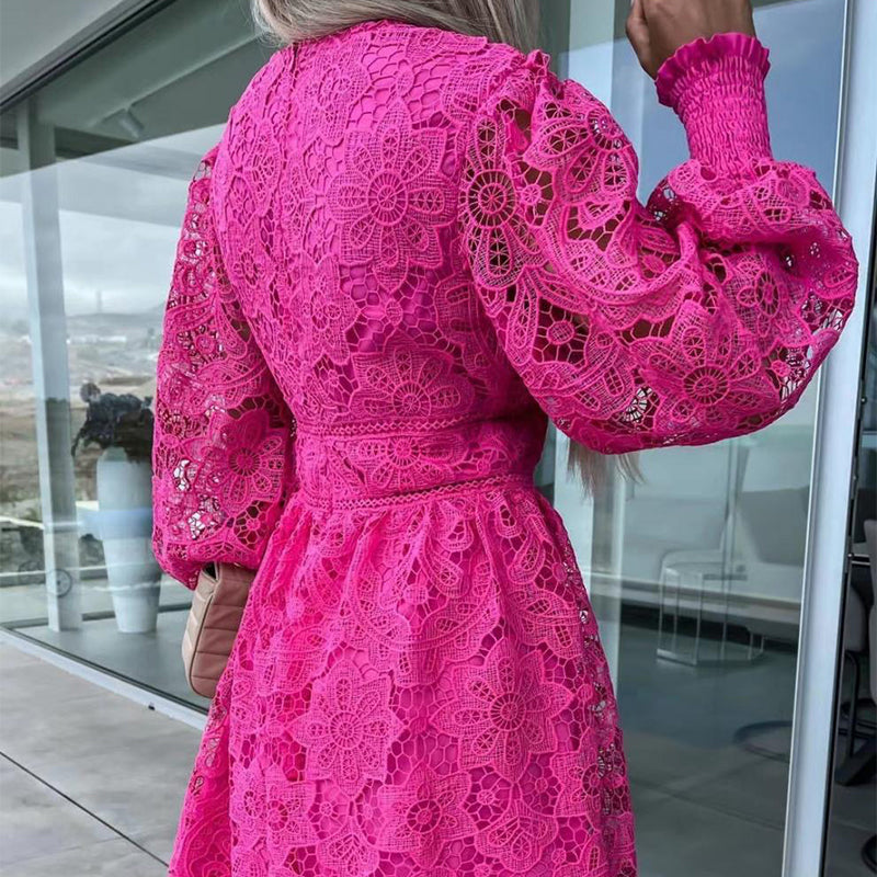 💕Gorąca letnia wyprzedaż 🌷 Wydrążone koronkowe sukienki