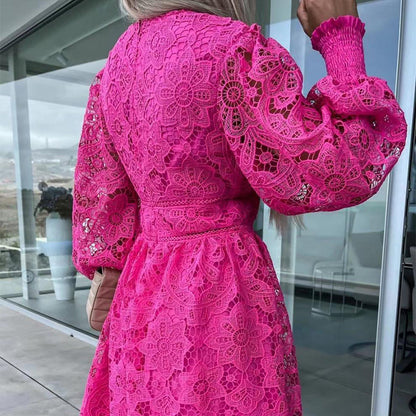 💕Gorąca letnia wyprzedaż 🌷 Wydrążone koronkowe sukienki