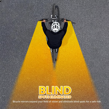 Regulowane lusterko wsteczne rowerowe obracane o 360