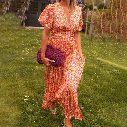 🎉【S-3XL】💃 Słodkie sukienki vintage w kwiaty dla kobiet🌹