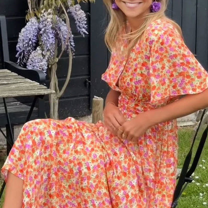 🎉【S-3XL】💃 Słodkie sukienki vintage w kwiaty dla kobiet🌹