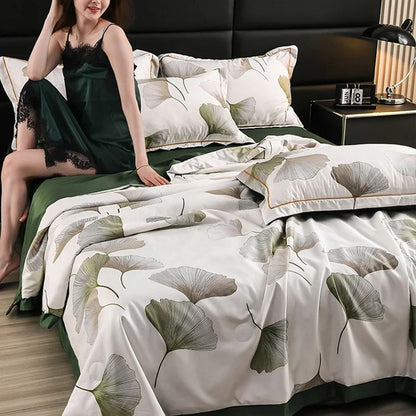 🎈✨Zmywalna, lodowata, oddychająca kołdra letnia w 4-częściowym zestawie