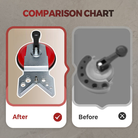 Lokalizator otworów w płytkach i szkle do wiercenia