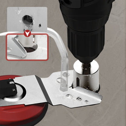 Lokalizator otworów w płytkach i szkle do wiercenia