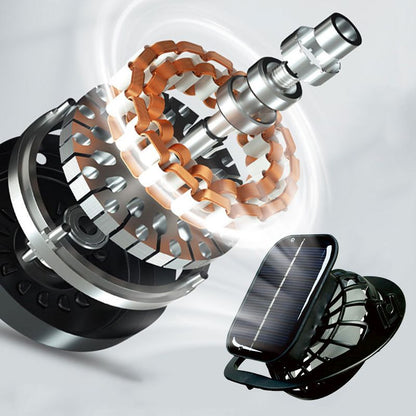 Męski kapelusz przeciwsłoneczny Fisherman Hat z 2 odłączanymi wentylatorami słonecznymi