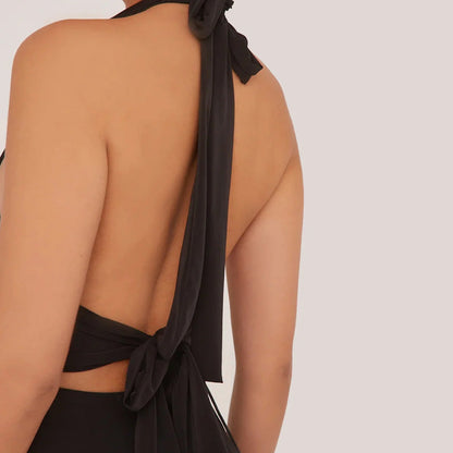 Sukienka damska z dekoltem w serek