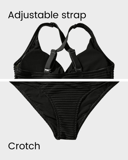 👙Komplet bikini z wysokim stanem