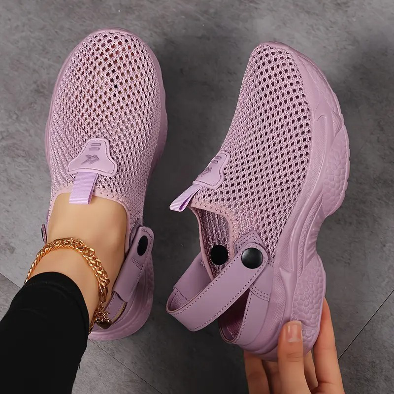 Oddychające, siateczkowe trampki damskie