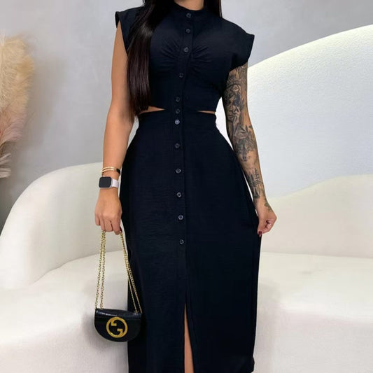 【S-2XL】👗Elegancka sukienka damska z rozcięciem