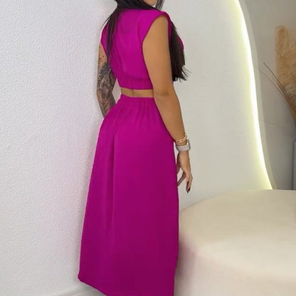 【S-2XL】👗Elegancka sukienka damska z rozcięciem