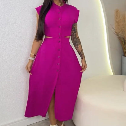 【S-2XL】👗Elegancka sukienka damska z rozcięciem