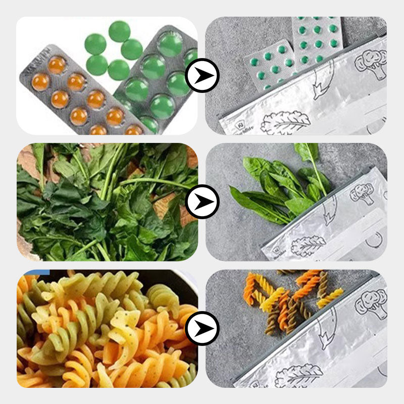 🔥Kup 10, a 20 dostaniesz gratis🔥✨Wielokrotnego użytku woreczki do przechowywania z aluminiową folią