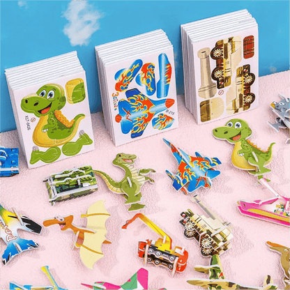 🎁Ostatni dzień promocji - 50% zniżki🔥Edukacyjne puzzle 3D z kreskówek z 2025 roku