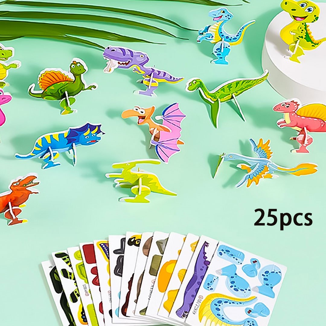 🎁Ostatni dzień promocji - 50% zniżki🔥Edukacyjne puzzle 3D z kreskówek z 2025 roku