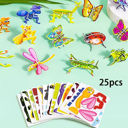🎁Ostatni dzień promocji - 50% zniżki🔥Edukacyjne puzzle 3D z kreskówek z 2025 roku