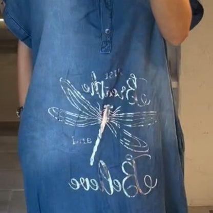 💖Lekka, swobodna sukienka z dekoltem w kształcie litery V