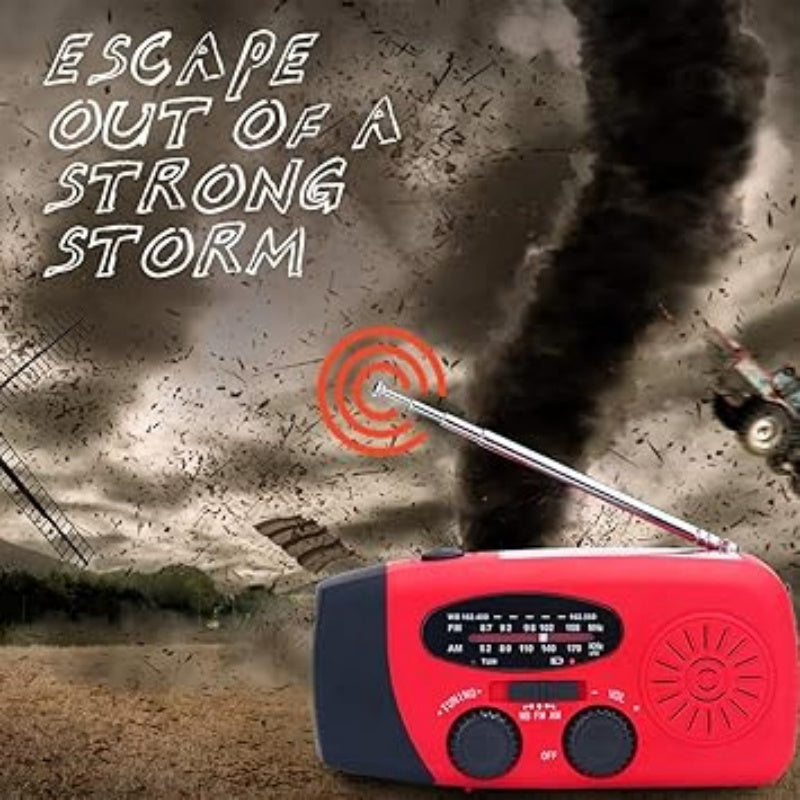 Wielofunkcyjne Przenośne Radio Awaryjne Zasilane Energią Słoneczną