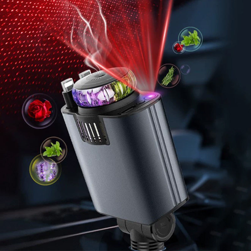 🔋⚡Ładowarka 5 w 1, dyfuzor zapachowy i sufit z efektem rozgwieżdżonego nieba