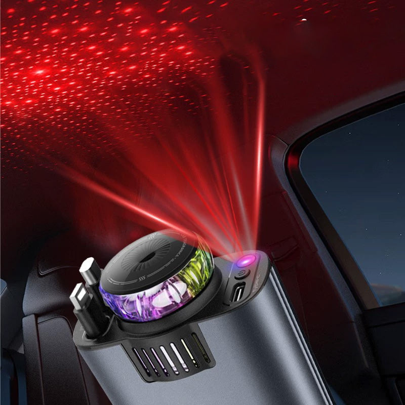 🔋⚡Ładowarka 5 w 1, dyfuzor zapachowy i sufit z efektem rozgwieżdżonego nieba