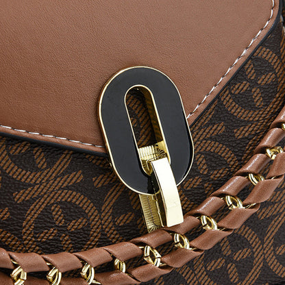 Damska modna skórzana torba crossbody