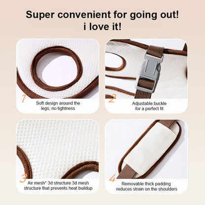 Przenośny, oddychający plecak dla zwierząt