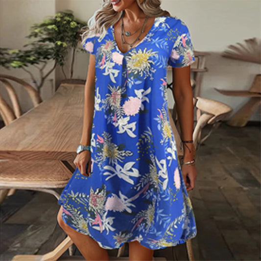 【M-3XL】🌺Elegancka sukienka w kwiaty