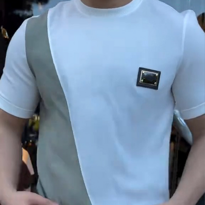 🔥 Trendy tego lata! 💁‍♀️ Męski zestaw składający się z topu i spodni na co dzień