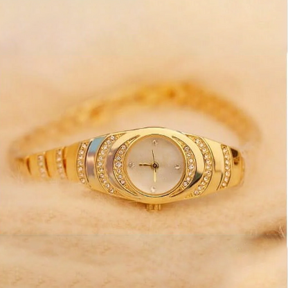 💎Damski zegarek z bransoletką z kryształkami⌚