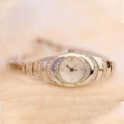 💎Damski zegarek z bransoletką z kryształkami⌚