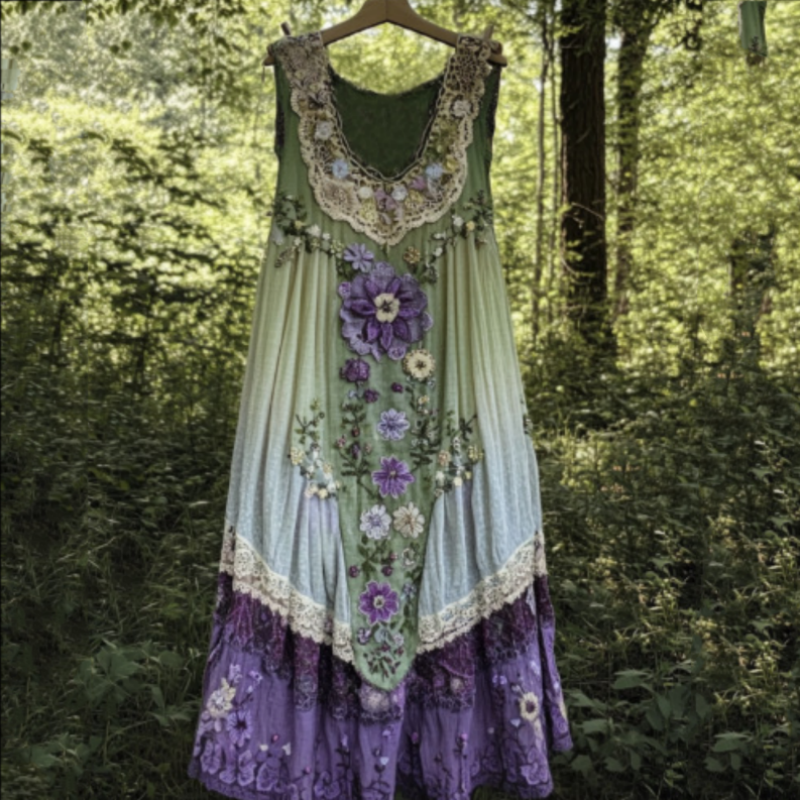 🔥 Sukienka bez rękawów w stylu vintage z nadrukiem kwiatowym dla kobiet 🍃👗