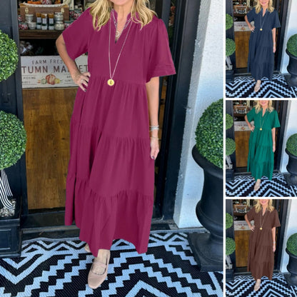 💐 Elegancka długa spódnica damska, bogata w warstwy, luźna i wygodna