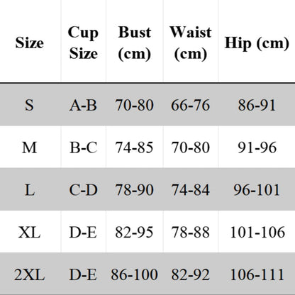 👙 Dwuczęściowy kostium kąpielowy z nadrukiem dla kobiet