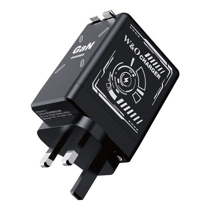 USB+TYPE C Szybka stacja ładująca z wysuwanym kablem – uniwersalne zastosowanie