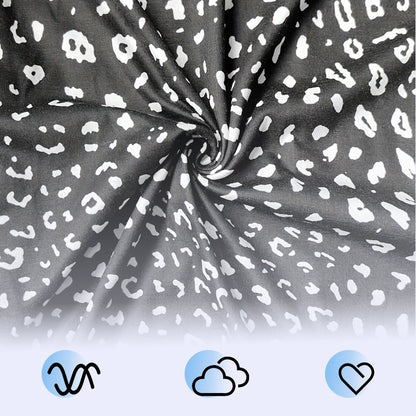 Damskie bawełniane sukienki z nadrukiem w stylu vintage