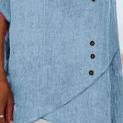 ✨Nowy, romantyczny, szykowny, luźny top damski z dekoltem w serek