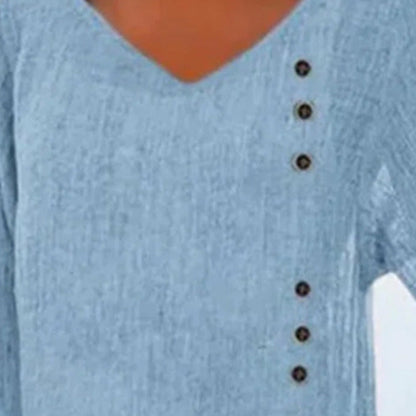 ✨Nowy, romantyczny, szykowny, luźny top damski z dekoltem w serek