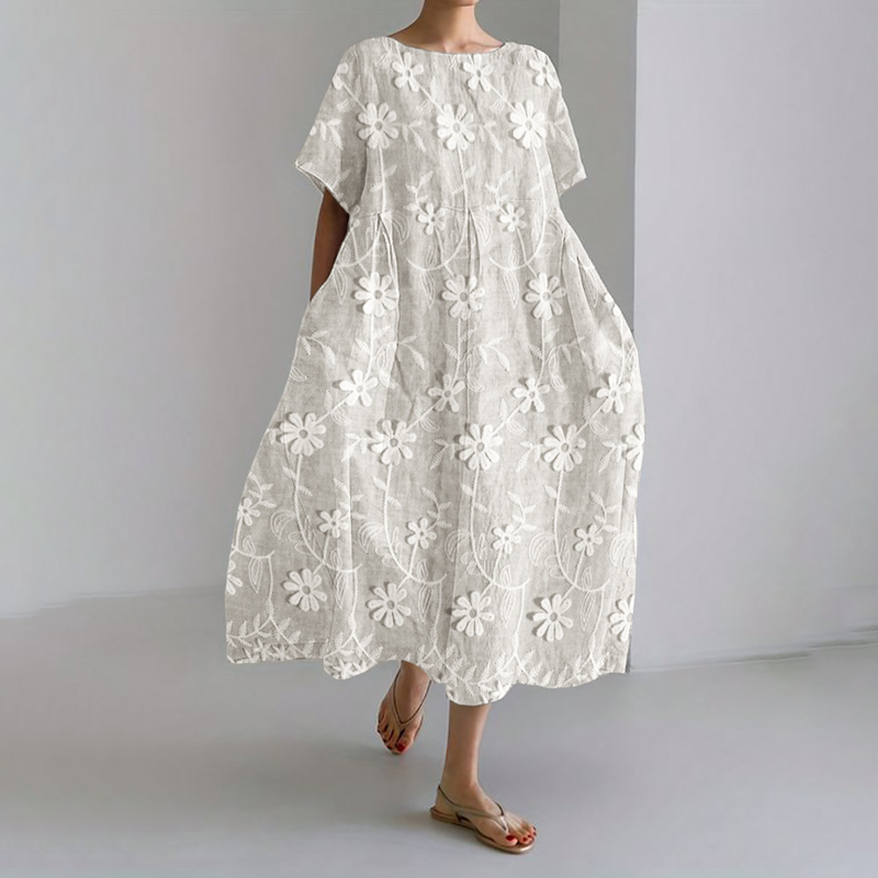 🔥Wygodna sukienka maxi wykonana ze 100% lnu