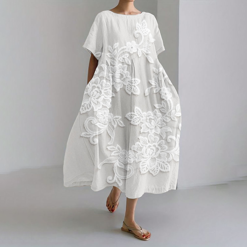 🔥Wygodna sukienka maxi wykonana ze 100% lnu