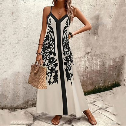 💃Długie sukienki na ramiączkach spaghetti dla kobiet